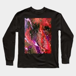 Galaxy Red Long Sleeve T-Shirt